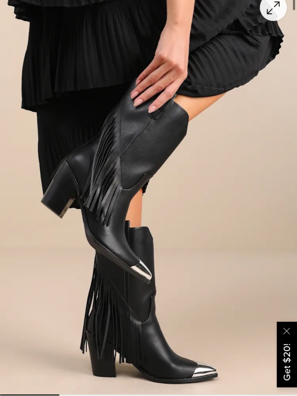 Lulus Toledo Fringe Boot